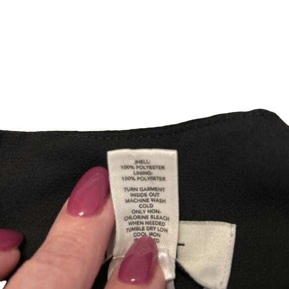 Ann Taylor Loft  Black Cocktail Dress with Crystal Embellishments - Size 2 - Picture 11 of 11